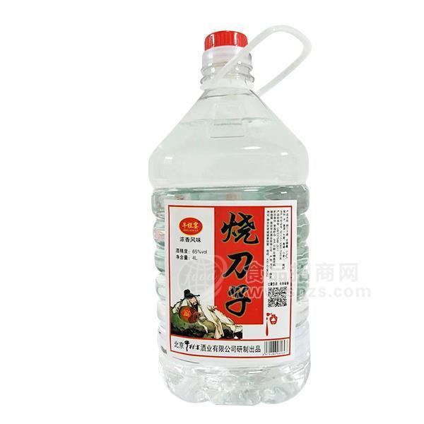 ·牛栏宴浓香风味白酒招商牛栏宴酒业烧刀子白酒代理4L 