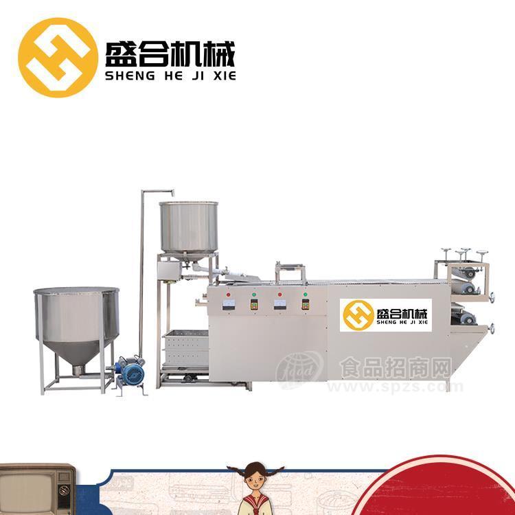 阿坝仿手工小型豆腐皮机 双层豆腐皮机使用视频