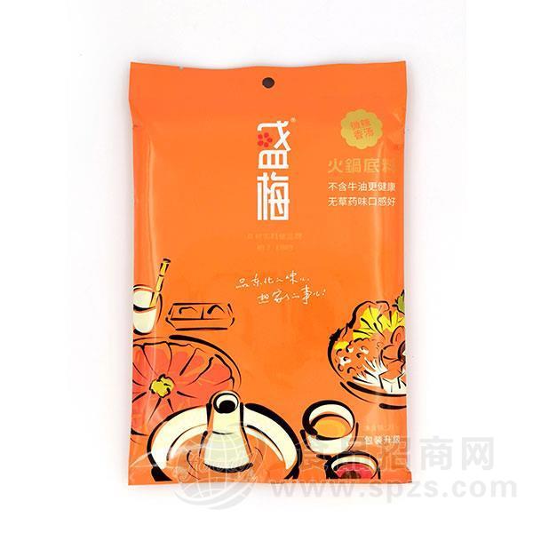 盛梅微辣香汤火锅底料招商实物图215g