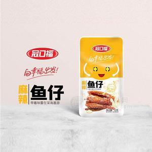 冠口福麻辣魚(yú)仔招商代理休閑食品批發(fā)12g