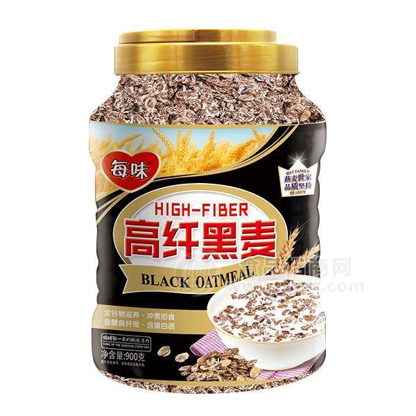 ·每味  高纤黑麦  麦片 冲调食品  900g 