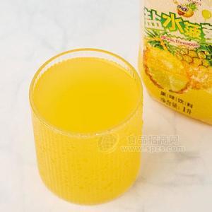 念尚你鹽水菠蘿汁果味飲料菠蘿汁代理菠蘿味果汁飲料批發(fā)1L