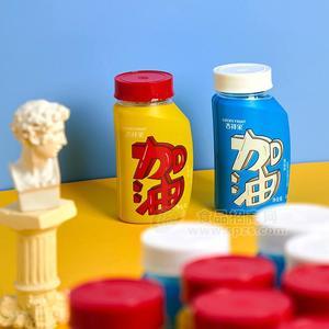 网红休闲零食批发一手货源-巧克力品牌【加油瓶】夹心巧克力豆