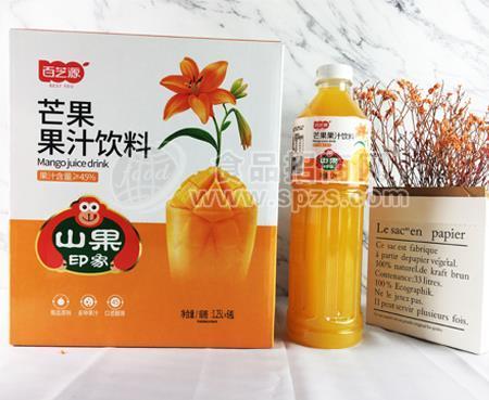 百芝源1.25L*6瓶芒果果汁飲料