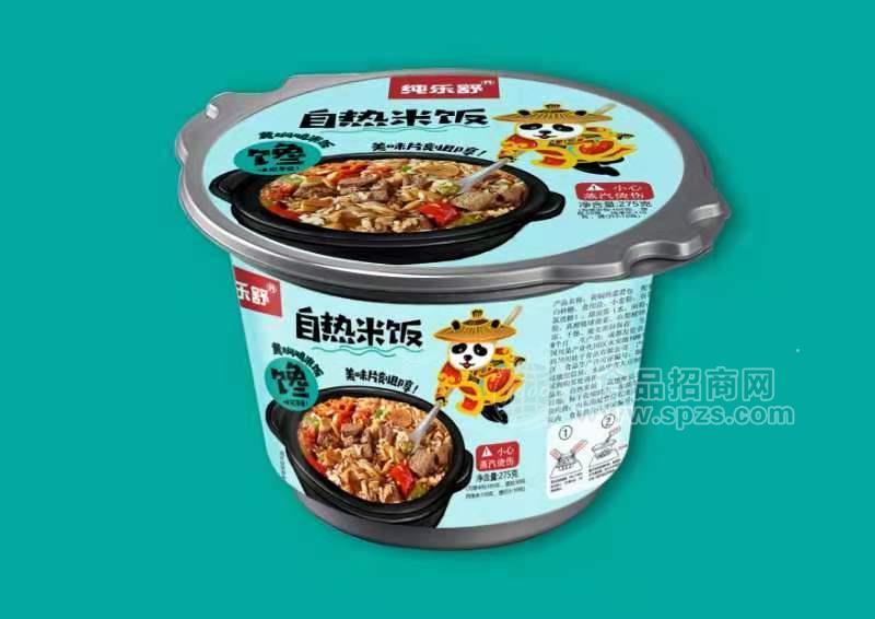 純樂舒黃燜雞排骨飯自熱米飯方便食品