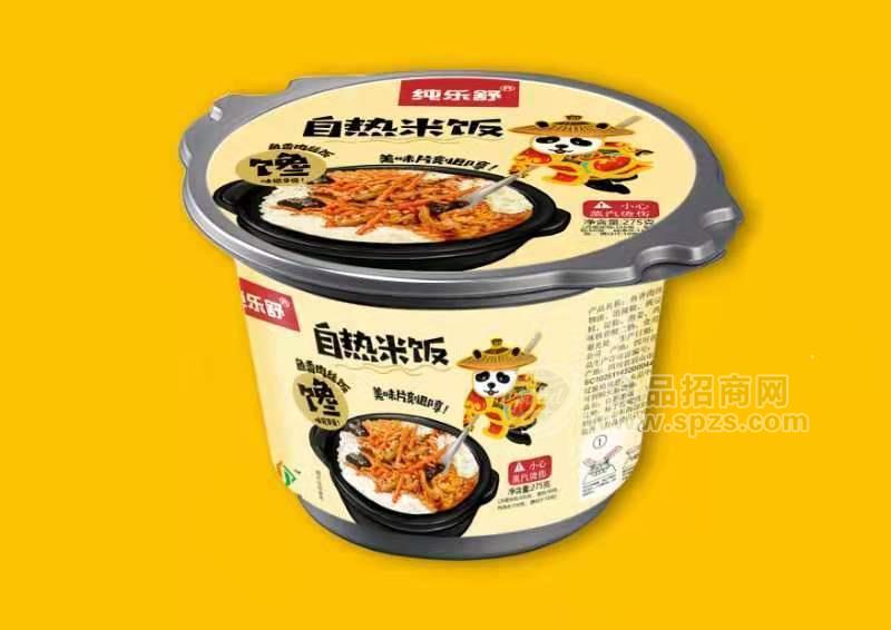 純樂(lè)舒魚(yú)香肉絲飯自熱米飯方便食品