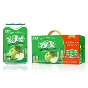 百果潮蘋果醋罐裝風(fēng)味飲品蘋果醋招商整箱裝風(fēng)味飲料代理310m