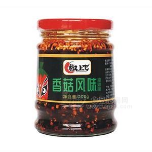 椒上飛香菇風(fēng)味油辣椒調(diào)味品招商200g