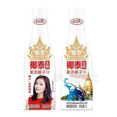 椰泰果肉椰子汁1L植物蛋白饮料招商