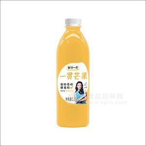 魯佰一貫 冷榨芒果 復(fù)合果汁飲料招商 風(fēng)味飲料1.15L