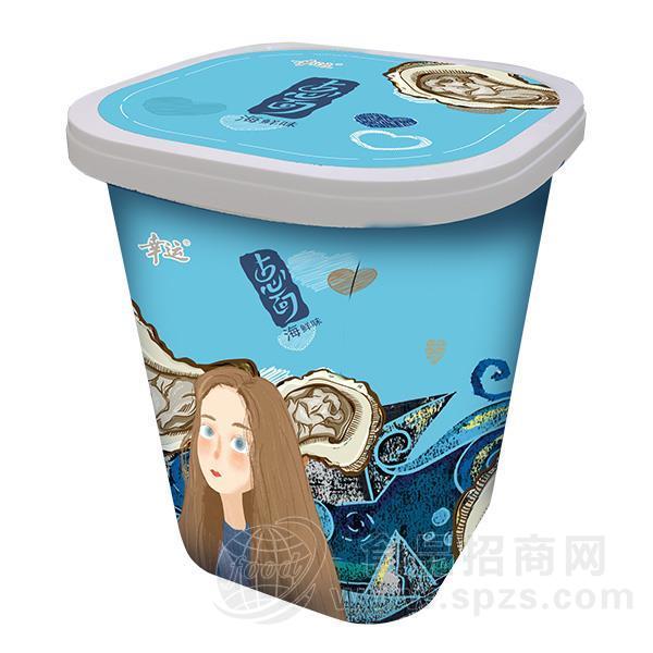 幸运  海鲜味  点心面   方便食品 招商  代理 