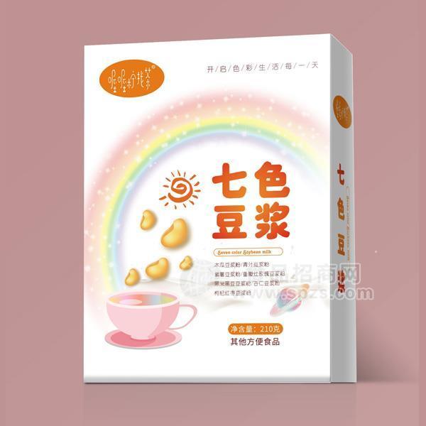 喔喔檸找茶七色豆?jié){方便食品沖調(diào)招商210g