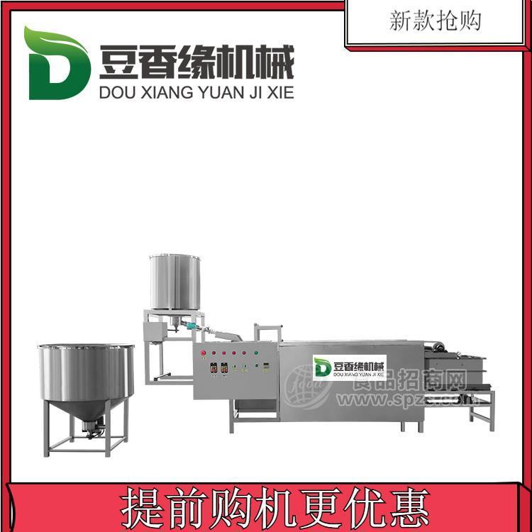 不锈钢大型豆腐皮机 豆腐皮机生产视频