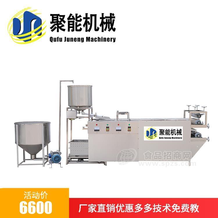 全自动大型豆腐皮机 豆腐皮机工作视频