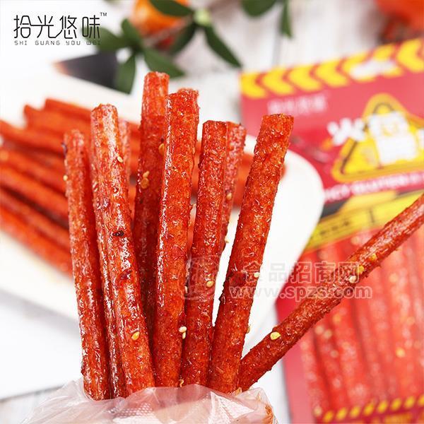 拾光悠味新品脾气条休闲调味面制品招商网红辣条棒代理118g