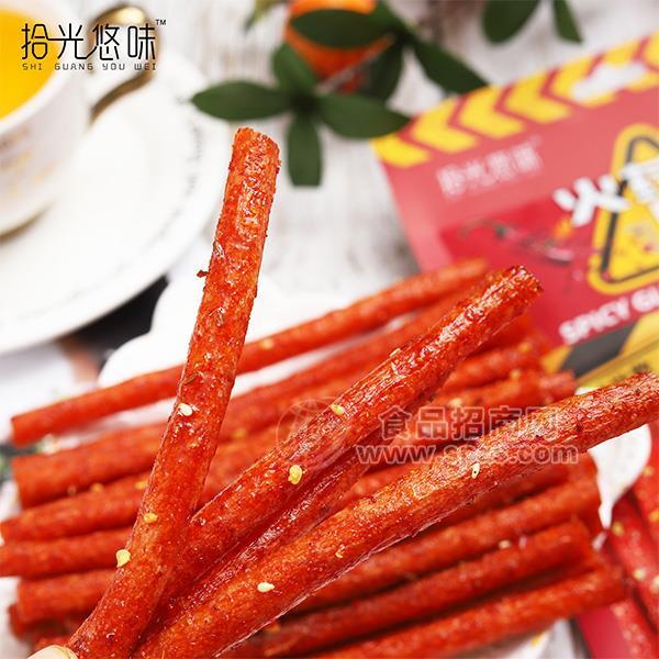 拾光悠味新品脾气条休闲零食招商网红辣条棒代理118g