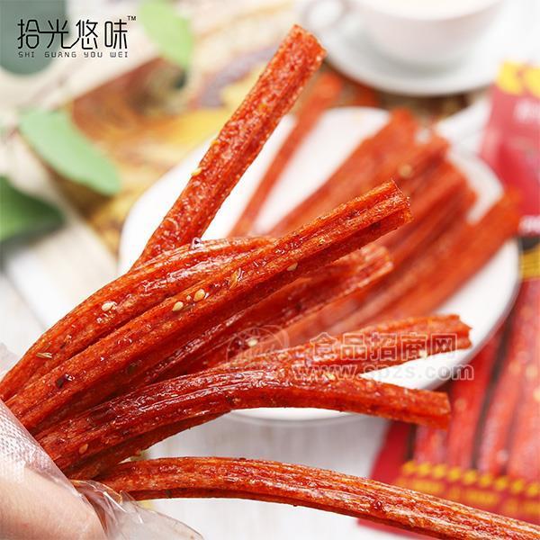 拾光悠味脾气条休闲零食调味面制品招商辣条代理批发厂家直销118g