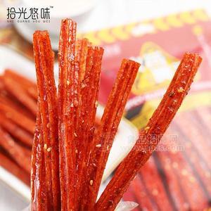 拾光悠味火藥脾氣條調(diào)味面制品網(wǎng)紅辣條代理招商118g