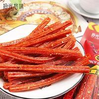 拾光悠味火药脾气条网红休闲食品辣条代理招商118g