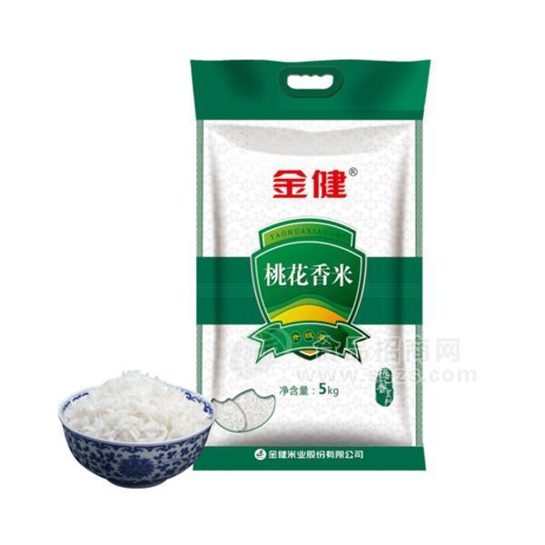 ·金健桃花香米大米粮食5kg 