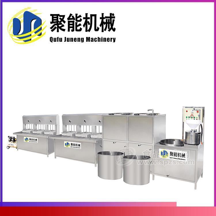 自动生产省时省力豆腐机 聚能教技术豆腐机