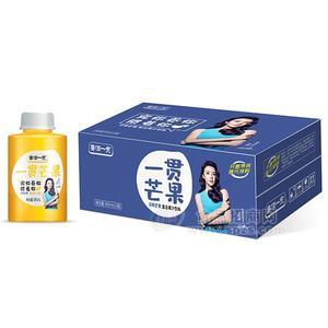 鲁佰一贯芒果冷榨芒果复合果汁饮料招商380mlx15瓶