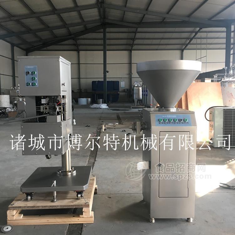 不锈钢液压灌肠机 全自动灌肠加工流水线 灌肠设备现货供应