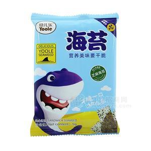 幼儿乐芝麻海苔休闲食品招商5g