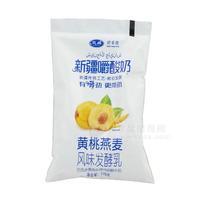 好享儂新疆嚼酸奶黃桃燕麥風味酸牛奶170g