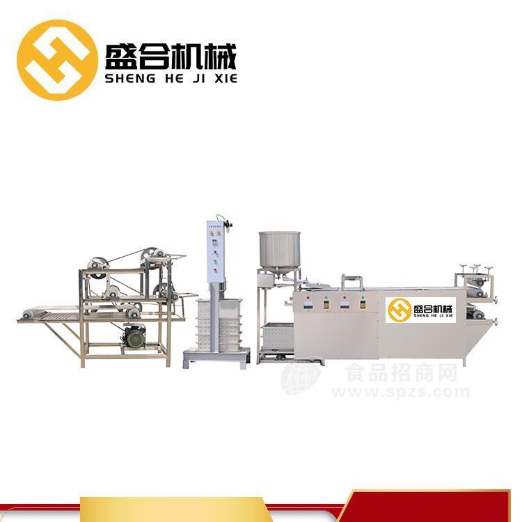 无锡小型制作豆腐皮机器 酒店式鲜豆腐皮机