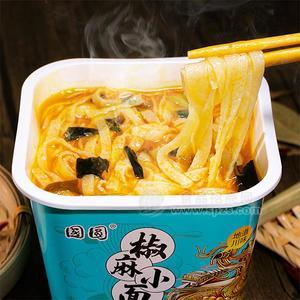 國圓椒麻小面方便面方便食品