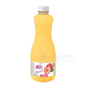 蜜叶蜜桃汁饮料招商果汁饮料招商1.25L