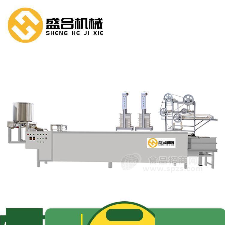 湖州新型全自动豆腐皮机 大型仿手工豆腐皮机