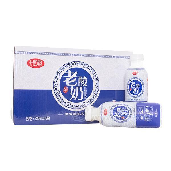 ·小奶包老酸奶乳酸菌饮品招商整箱装老酸奶代理520mlx15瓶 