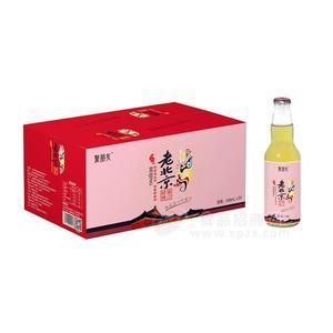 聚朋友老北京蜂蜜桃汁果味果汁饮料招商248mlx24瓶