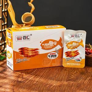 四匯牛肉味風(fēng)味魚(yú)仔休閑食品招商15gx20包