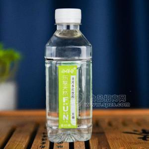 小封号无汽无糖青柠味苏打饮料招商苏打水招商350ml