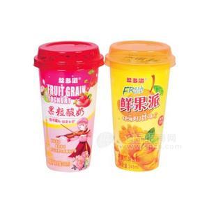 益多滋果味果粒酸奶饮品招商椰果粒加牛奶全国招商248mlX24瓶