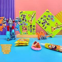 DIY涂鸦时光披萨软糖维C果酱儿童糖玩招商零食