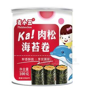 麥小丑肉松海苔卷休閑食品招商100g