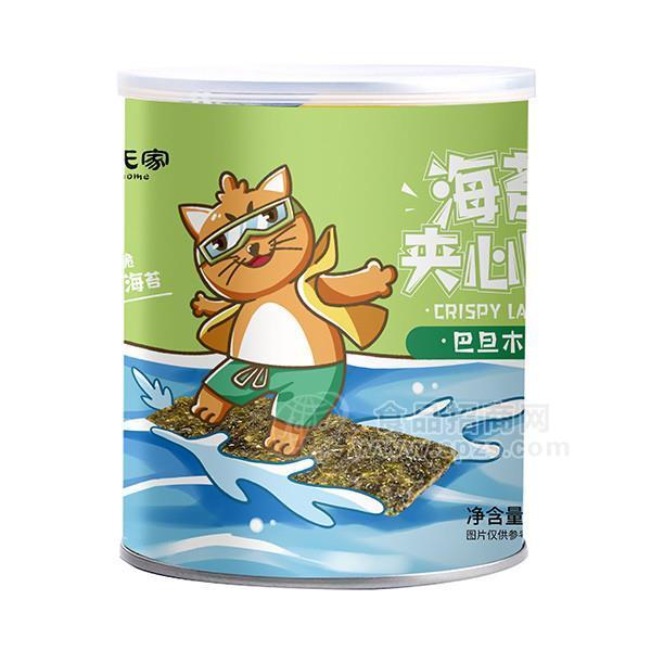 ·巴旦木味海苔夹心脆馋猫氏家休闲零食代理招商 