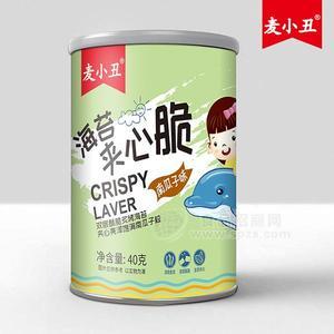 麥小丑南瓜子味海苔夾心脆雙層炙烤海苔休閑食品招商40g