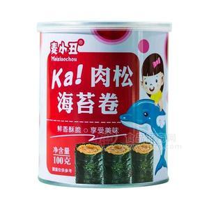 麥小丑肉松海苔卷招商休閑零食代理批發(fā)100g