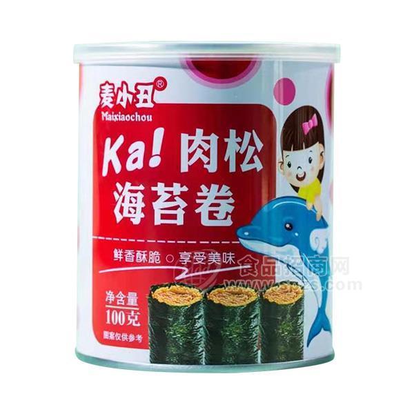 ·麦小丑肉松海苔卷招商休闲零食代理批发100g 
