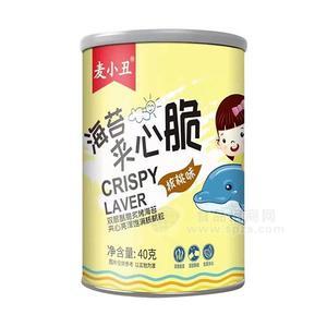 麦小丑核桃味海苔夹心脆招商休闲食品代理40g