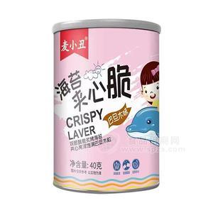 麥小丑巴旦木味海苔夾心脆招商休閑食品代理40g