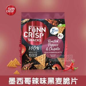 FINN CRISP 芬可脆 黑麦脆片 墨西哥辣味黑麦脆片