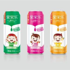 果果樂果肉果汁招商新品上市果汁飲料代理490ml