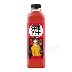 纤果巴士草莓＋杨梅果汁饮料招商代理1.1L