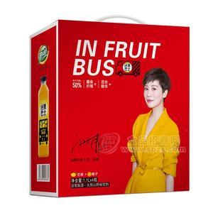 纤果巴士礼盒招商野岭膳食纤维饮料代理1.1Lx4瓶